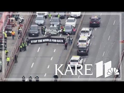 Gaza ceasefire protests increase, bringing traffic to a standstill in Chicago, San Francisco