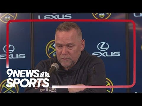 Nuggets coach and players affected the California wildfires