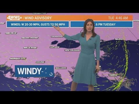 Weather turns dry, chilly and windy on Tuesday