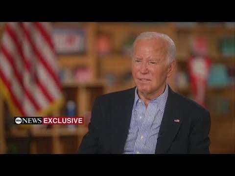 President Biden tells Democrats he's staying in the presidential race