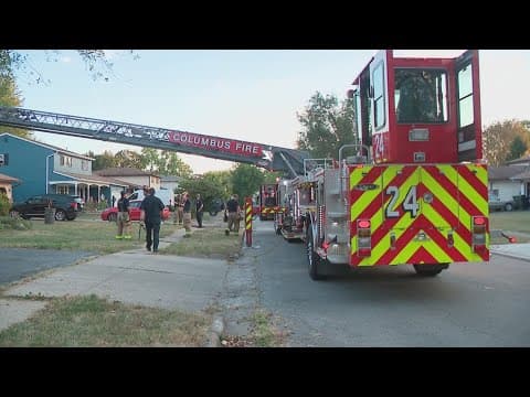 7 displaced after north Columbus house fire