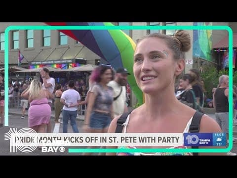 St. Pete Pride kickoff block party gets underway
