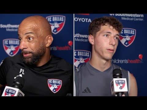 FC Dallas vs. Minnesota United FC | Peter Luccin, Logan Farrington matchday-2 interviews 6.17.24