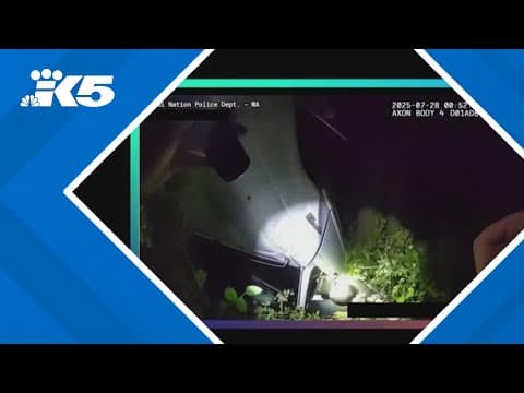 Body cam video shows moments leading up to Lummi officer being shot
