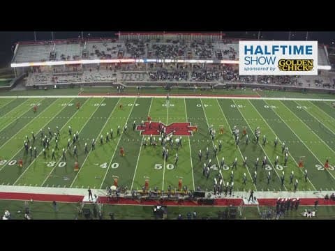 Prosper Walnut Grove High School Marching Band halftime performance (11.1.24)