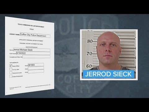 3rd former Coffee City police officer indicted on tampering charges