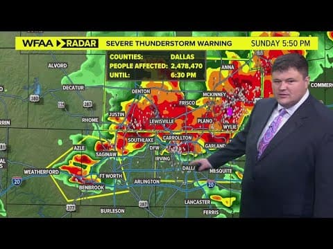DFW Weather | Numerous warnings in place across North Texas as thunderstorms approach