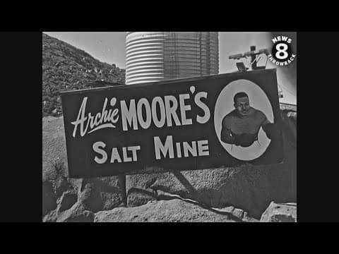 Archie Moore's Salt Mine in San Diego County in 1959