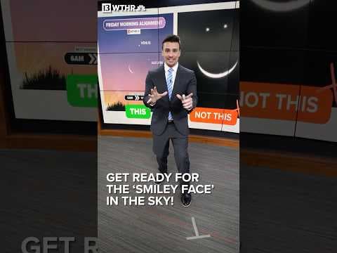 How to see the celestial “smiley face” in the morning sky