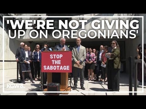 Nearly 300 bills at stake due to walkout in Oregon Legislature