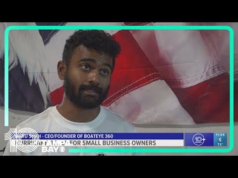 Sarasota business owner sees damages from hurricanes, says he's still waiting for relief