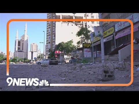 Israeli airstrikes hit central Beirut