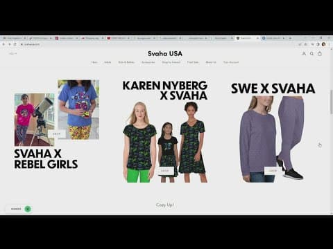 Mom making science-themed clothing for little girls, expands fashion line to adults