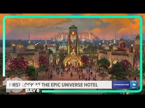 Universal gives first look at Epic Universe Hotel
