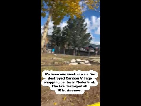 One week after fire, Nederland community pulls together on recovery, rebuilding