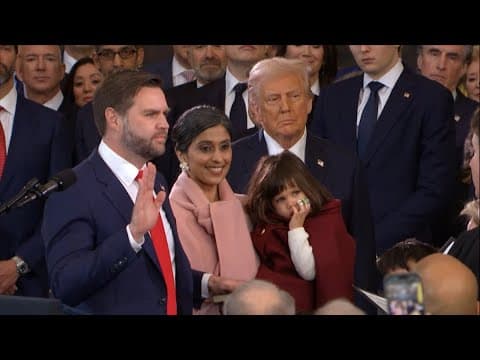 WATCH: J.D. Vance vice presidential oath of office