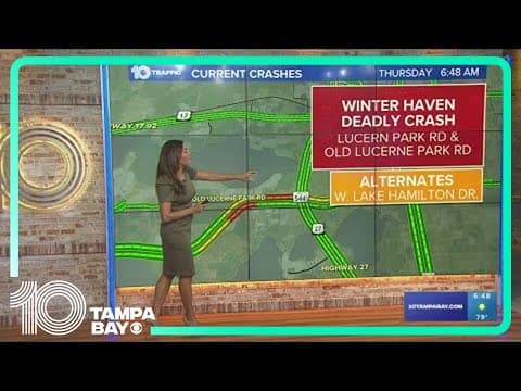 Deadly crash involving dump truck in Polk County