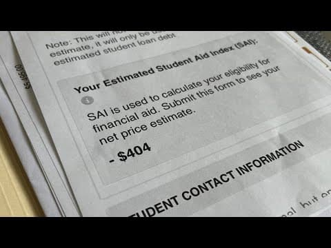 Overhaul of FAFSA leaving some families in the dark