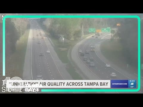 Air quality plummets in Florida, Tampa Bay sees 'unhealthy' levels post-festivities