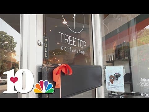 Treetop Coffee Shop honors Ben Kredich's life, hands out orange ribbons to show support and love
