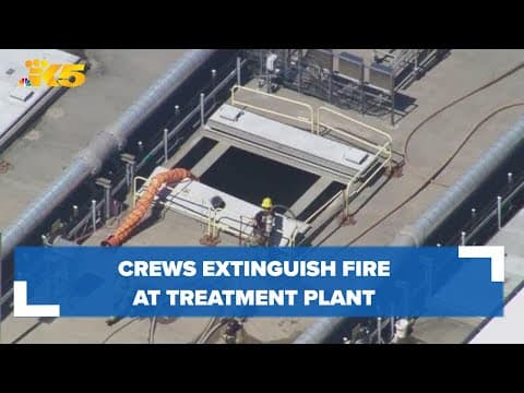 Fire breaks out at treatment plant