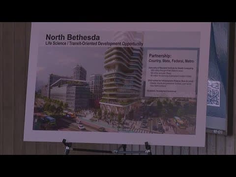 New development near North Bethesda Metro