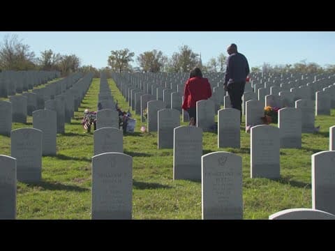 Veterans Day ceremony held at DFW National Cemetery