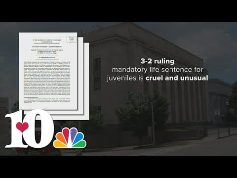 TN Supreme Court rules mandatory life sentence law unconstitutional for juvenile murder suspects