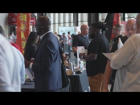 Job seekers converge on Globe Life Field for North Texas Job Fair