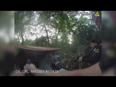 Dallas police release video showing a police shooting