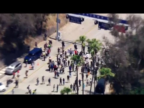 ICE agents asked to leave Dodger Stadium parking lot, team says