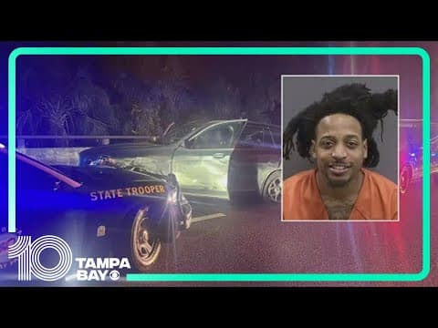 Man crashes into trooper after high-speed chase in Tampa