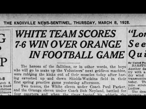 The history of the Orange and White game