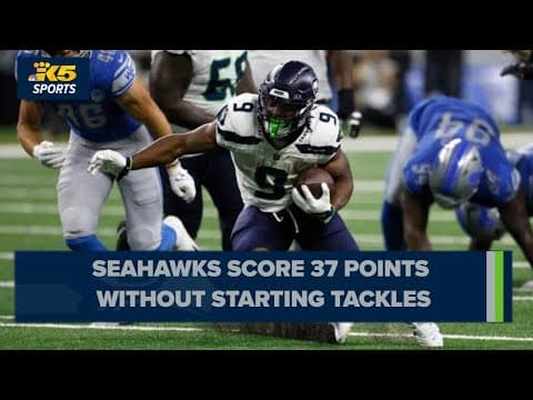 How the Seahawks offense was successful without its starting tackles