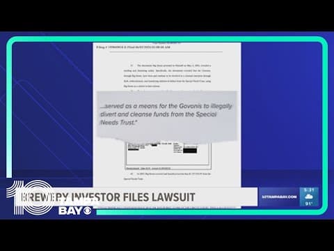 Brewery investor files lawsuit tied to allegations of missing money at local nonprofit