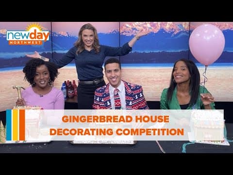Champagne hot tub was key to winning our second annual gingerbread house decorating competition