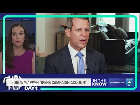 Andrew Warren opens campaign account