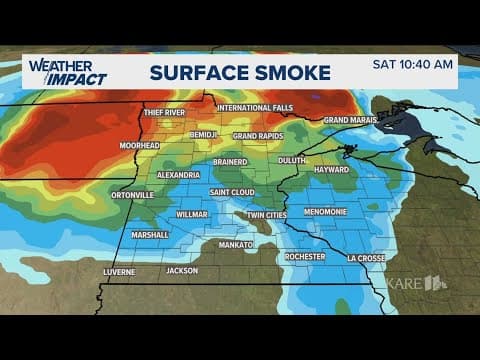 Air Quality Alert issued through Monday due to Canadian wildfire smoke