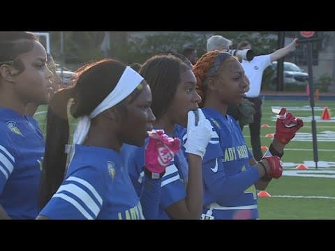 Girls flag football kicks off in New Orleans