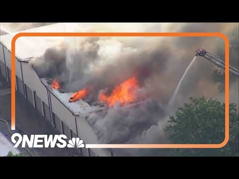 RAW: Large fire at Arvada storage unit facility