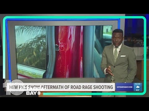 New pictures show aftermath of Manatee County road rage shooting