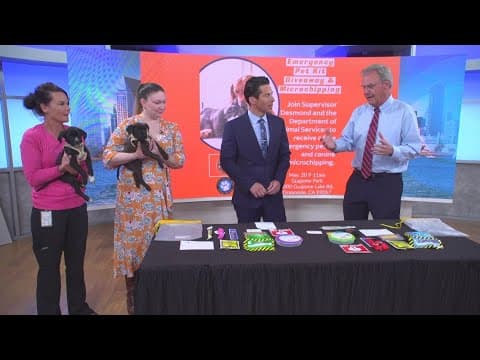 San Diego Animal Services talks about emergency pet planning