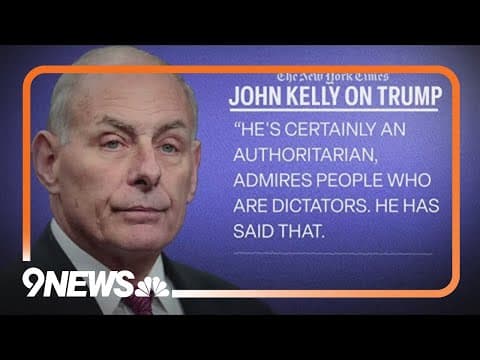 John Kelly says Trump praised Hitler, wanted military loyalty to him