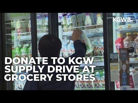Safeway, Albertson's customers can donate to KGW School Supply Drive at check-out stands