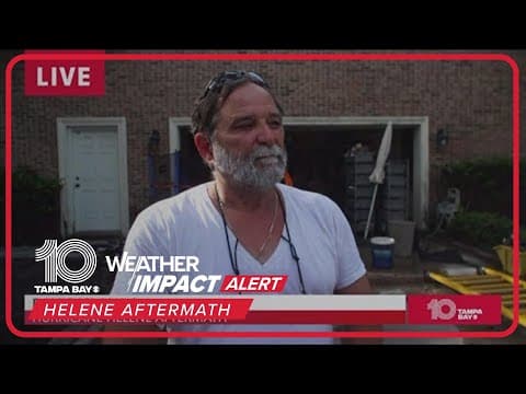 Tampa resident reflect on the aftermath of Hurricane Helene