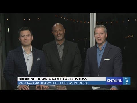 Breaking down an Astros Game 1 loss to Detroit in the Wild Card series