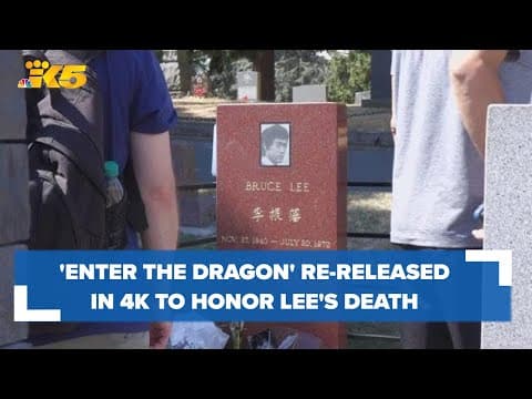 'Enter the Dragon' re-released in 4K to honor 50th anniversary of Bruce Lee's passing