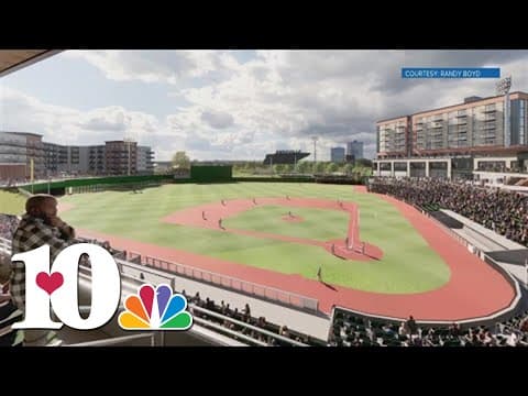 Renderings released of downtown Knoxville baseball stadium