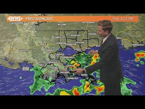 New Orleans Weather: Passing showers return, cool front arrives next week