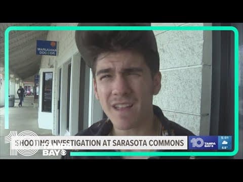 1 person hospitalized after Sarasota shooting; police searching for suspect